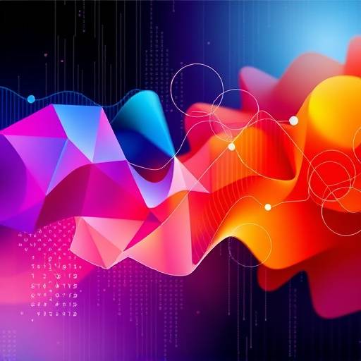 An abstract image representing data being collected and analyzed.