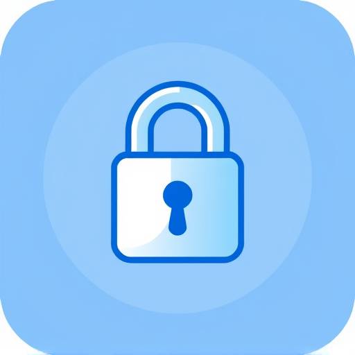 Padlock icon representing data security and cookie management